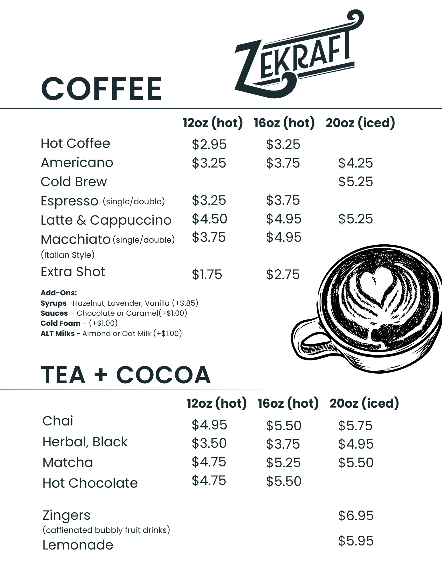 Café-Easton (Forks Twp.) | Zekraft